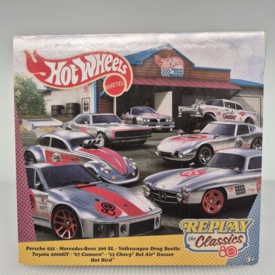 Juego de 7 piezas MATTEL Hot Wheels 80 aniversario Replay The Classics Zamac escala 1:64 Foto 1 de 4
