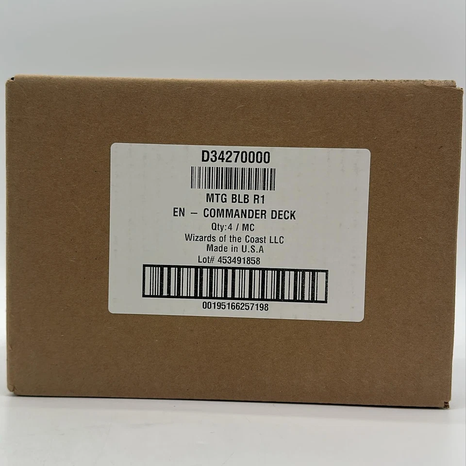 Auction #3 MTG Bloomburrow Commander Deck Sealed Case NEW (4 Boxes) - Image 1 of 1