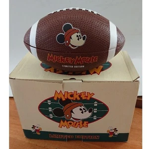 Limited Edition Mickey'S Rugby Ball-Shaped Watch Case By Fossil - Picture 1 of 4