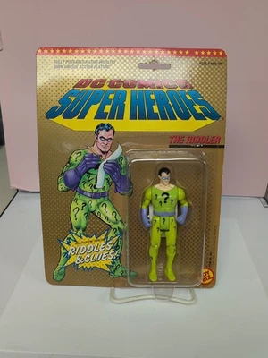 Figura de acción Riddler DC Comics Super Heroes 1989 Toy Riddles & Pistas Nuevo en paquete Foto 1 de 4