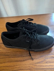 Vans Classic Womens 8 Black Lace Up Sneakers - Picture 1 of 11