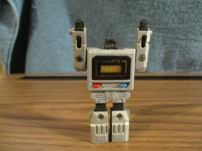 RELOJ CUARZO FIGURA DE ACCIÓN ROBOT TRANSFORMADORES AÑOS 80 de colección sin probar Foto 1 de 4
