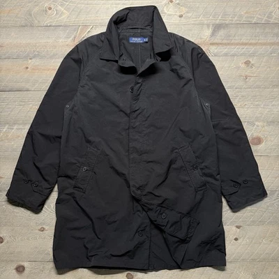 Chaqueta Polo Ralph Lauren Para Hombre XL Abrigo Coche Ligero Negro Poliéster Nylon Foto 1 de 4