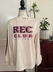 NWT P. E. Nation Women’s White 100% Cotton Rally Long Sleeve T Shirt Size S - Picture 1 of 14