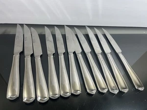 Set Of 11 Reed and Barton Stainless Tarbor 9 3/4” Serrated Knives - Picture 1 of 6