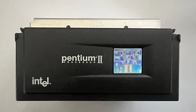 Intel Pentium II SL2U7 80523PY450512PE 450 MHz / 100 MHz BUS Processor &radiator - Image 1 of 4