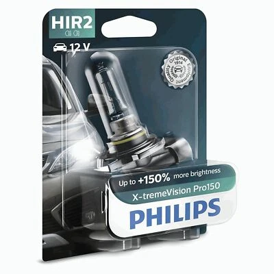 Philips X-tremeVision Pro150 Xtreme Vision Pro 150 Headlight Bulb HIR2 Single - Image 1 of 4