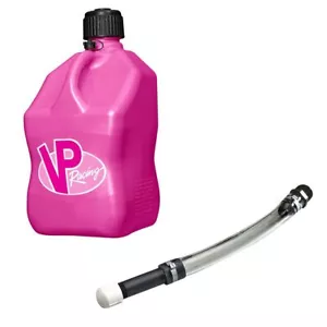 VP Racing 20L Quick Fuel / Liquid Container / Jug With Deluxe Filler Hose - Pink - Picture 1 of 1