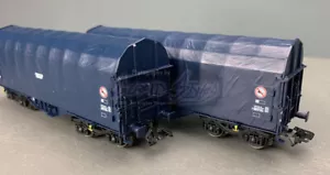HO Märklin 47210 2 Belgian SNCB Cargo Cars for Steel Coil Transport Set HO1439 - Picture 1 of 10