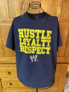 WWF (John Cena) HUSTLE, LOYALTY, & RESPECT T-shirt (XXL) - Picture 1 of 4