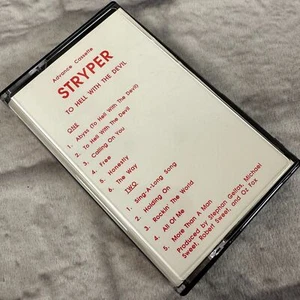 Stryper To Hell With The Devil Promo Advance Cassette 1986 Enigma Records RARE - Picture 1 of 5
