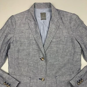 Blazer Gap Mujer 6 Cambray Algodón Forrado Clásico Academia - Imagen 1 de 11
