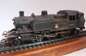 Bachmann 31-455 Ivatt Tank 41212 BR Lined Black Weathered - Picture 1 of 8