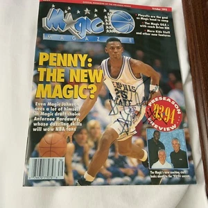Anfernee Penny Hardaway O. Magic Magazine 1993 signed, Mounted Authenticated - Picture 1 of 7