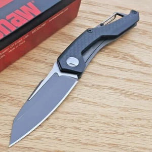 Kershaw Reverb Folding Knife 2.75" 8Cr13MoV Steel Blade G10/Carbon Fiber Handle - Picture 1 of 12