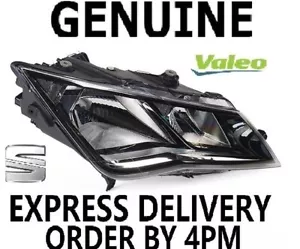 GENUINE OEM Valeo Seat Leon Halogen Headlight Right 2012-20 - Picture 1 of 3