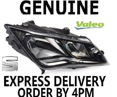 GENUINE OEM Valeo Seat Leon Halogen Headlight Right 2012-20 - Image 1 of 3