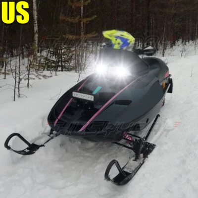 2 bombillas LED brillantes 6000K para Ski-Doo MXZ 800 2000-2007 faro de moto de nieve Foto 1 de 4