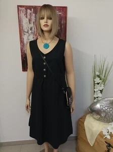 BON PRIX COLLECTION - sommerliches tolles Trägerkleid Gr.48 schwarz in Leinenmix - Bild 1 von 12