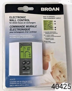 Broan Venmar 40425 Air Exchanger Wall Control for HR2.5 HR2.6 HF3.0 HF3.1 - Picture 1 of 2