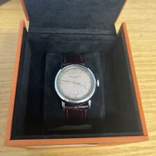 New In Box Simon Carter Watch  With Textured Grey Dial & Brown strap FREE POST