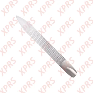 Set of 2 Cuticle Pusher & Nail Files, 4", Double Ended - Picture 1 of 2