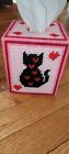 VALENTINE HEARTS CATS  TISSUE BOX COVER