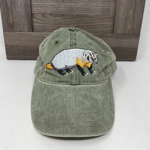 Gorra de tejón vintage Padre Island National Seashore bordada años 90 con tirantes - Imagen 1 de 10