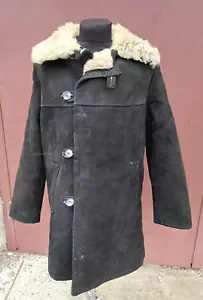 Abrigo de invierno del ejército ruso soviético Bekesha piel de oveja talla 52-3 nuevo - Imagen 1 de 22