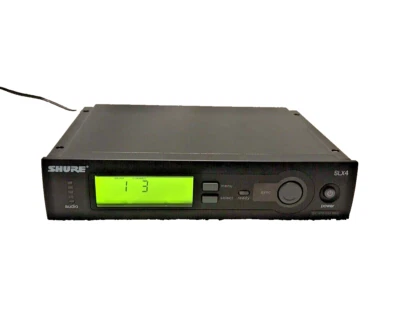 Shure SLX4 Wireless Receiver G4 Band 470–494 MHz – UHF Rackmount Unit Only NoMic - Image 1 of 4