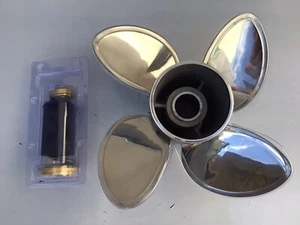 Propeller S.s 4 Blade Tohatsu 90-115Hp 131/2 X15 - Picture 1 of 5