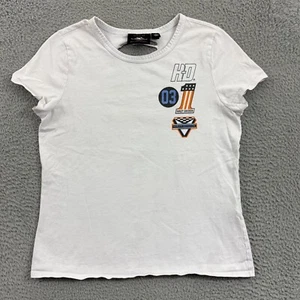 Harley Davidson Shirt Damen Large Weiß Motorrad Biker Kurzarm Racing - Bild 1 von 9