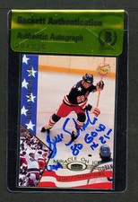 Buzz Schneider #30 signed autograph Miracle on Ice 1980 Olympic Hockey Team BAS