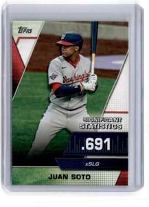 2021 Topps Series 2 Significant Statistics Juan Soto Washington Nationals #SS-11