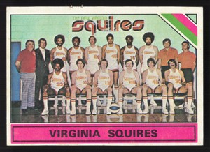 1975-76 Topps Virginia Squires Team #330 - Vintage VG+