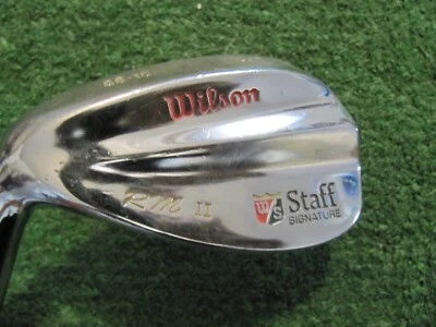 WILSON STAFF RM II FORGED 56/10 SAND WEDGE, WILSON FAT SHAFT STEEL, LEFT-HANDED - Image 1 of 4
