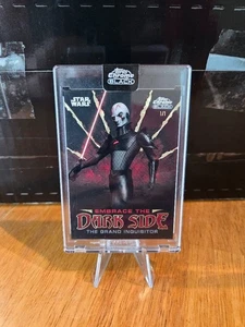 2024 Topps Chrome Star Wars Nero Grande Inquisitore Superfrattore 1/1 - Foto 1 di 4