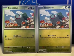 (2er Set) Pokemon Mega Evolution Reverse Holo Karte - Bulbasaur (001/132) - Bild 1 von 1