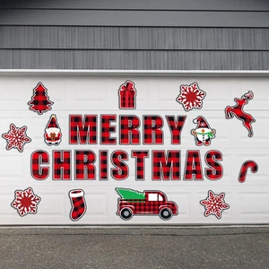 26 Stück Weihnachten Garagentor Magnete Frohe Weihnachten Magnet Aufkleber Deko - Bild 1 von 7