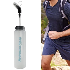 TPU Soft Flask Folding Reusable Portable 500ml for Climbing Cycling - Picture 1 of 7