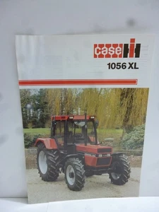 CASE IH International 1056 XL Traktor Original altes Schlepper Prospekt 2 Seiten - Bild 1 von 1