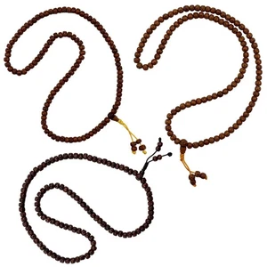 Catena di preghiera catena Mala Rudraksha di perle antiche colline catena di med - Picture 1 of 30