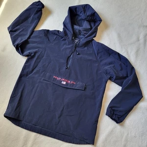 Vintage Polo Jeans Co. Ralph Lauren Navy Blue Jacket Men's Size Medium Y2K - Picture 1 of 12