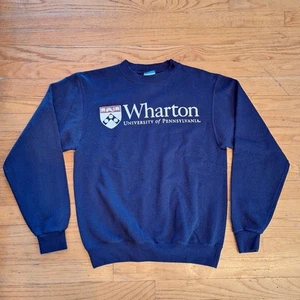 Champion Eco Wharton University Of Pennsylvania Sweater Crewneck Adult Small - Picture 1 of 5