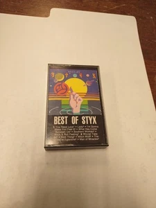 STYX - BEST OF CASSETTE TAPE LIKE NEW OOP - Picture 1 of 3