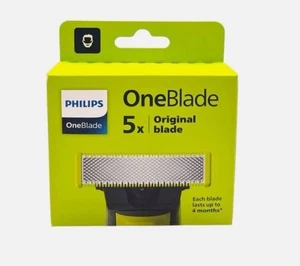 Original PhilipsOneBlade 5 Stück Ersatzklingen QP250/50 Neu in DHSJWNXU - Bild 1 von 1