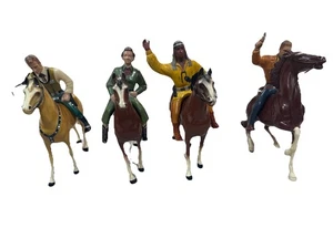 Lote De 8 Juguetes De Colección Heartland Roy Rogers/Caballos Plástico Duro Años 50 - Imagen 1 de 6