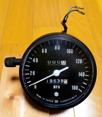 Velocímetro Suzuki GT750 Tambor Temprano Nd Nippondenso Servicio de Envío Foto 1 de 4