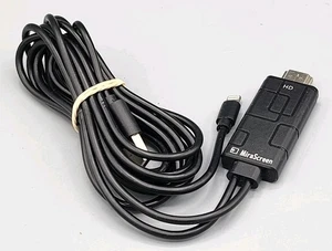 1080P HDMI Mirroring Cable Phone to TV HDTV Adapter Cord for iPhone iPad  - Picture 1 of 1