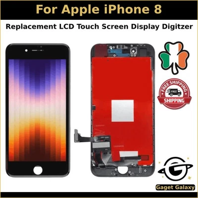 For iPhone 8 Replacement LCD Touch Screen Digitizer Display Assembly Black - Image 1 of 4
